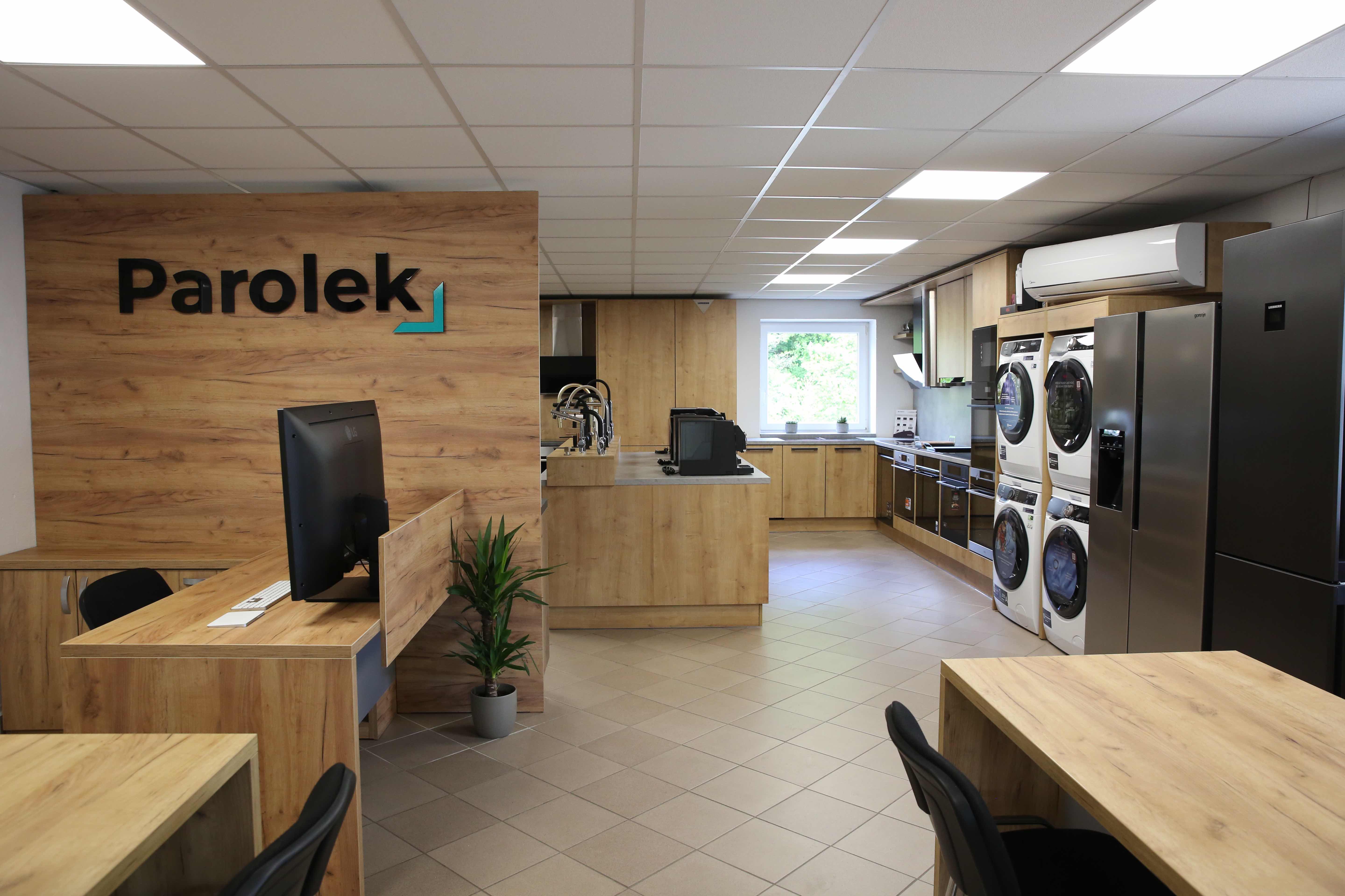 Kuchyňská sestava v showroomu Parolek-shop ve Svitávce